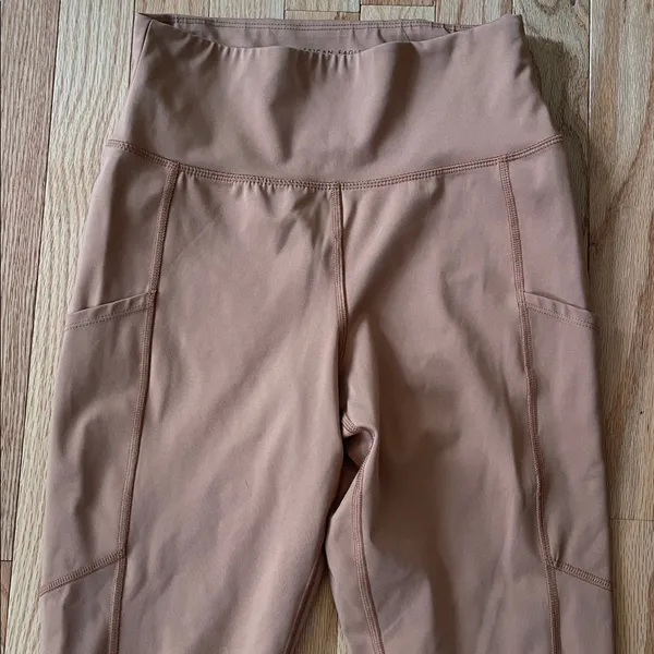 American Eagle Leggings Womens Small Curvy Long Brown The Everything Pocket - Image 2