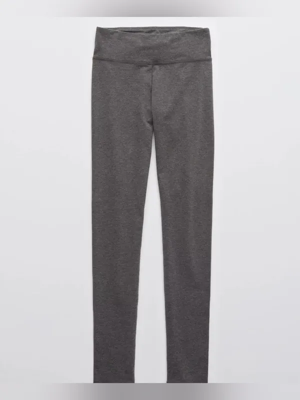 OFFLINE By Aerie Charcoal Gray OG Cotton Full Length Leggings - size XL - Image 13