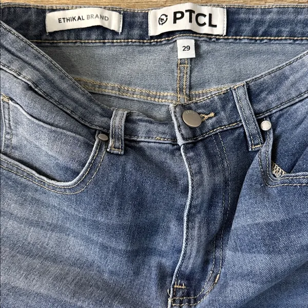 NWT PTCL Ethikal Brand Flame Wide Leg Jeans Size 29 - Image 2