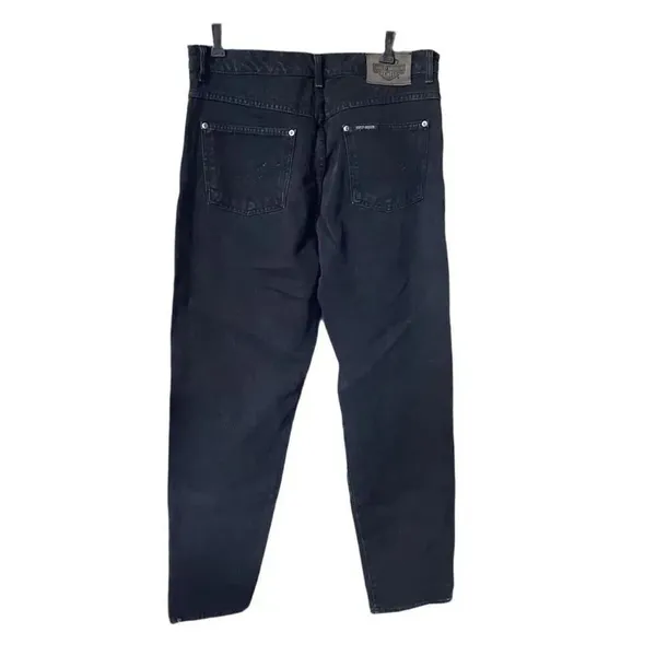 Vintage Y2K Harley Davidson size 15/L black jeans. - Image 3