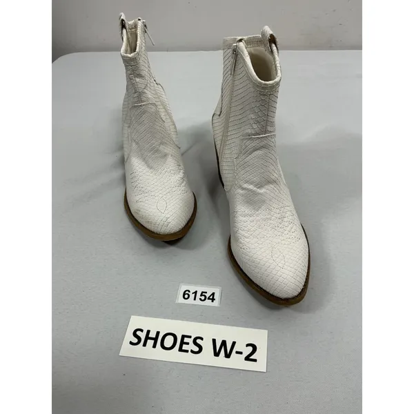 Womans Dirty Laundry Western Style Ankle Boots 7.5 M Eu 38 Side Zip Block Heel - Image 3