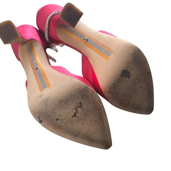SAM EDELMAN Andie Platform‎ Crystal Heels Pink 9.5 - Image 8