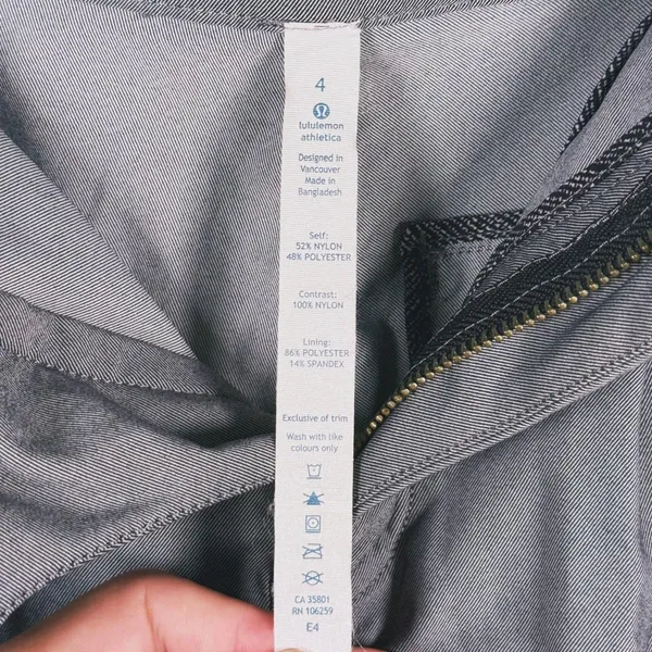 Lululemon Get It On Pant Womens Size 4 Gray Work Trouser Career Office Utility - Image 4