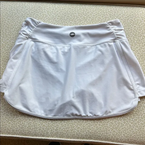 Avia Classic White Athletic Sports Skirt Skort small waistband pocket size S - Image 5