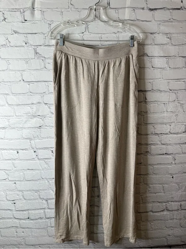Soma Beige Crewneck Lightweight Long-Sleeve pajama set size medium - Image 5