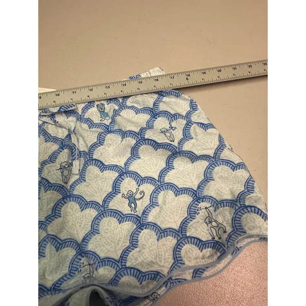 Roller Rabbit for Target Blue Monkey Print Pajama Shorts Size L YPYLKY - Image 3