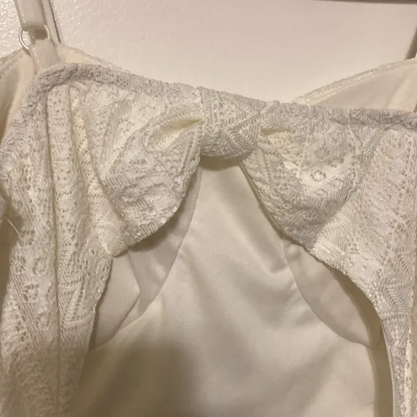 No Boundaries Size Medium (7-9) White Dress - Image 6