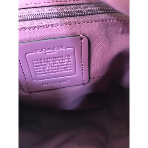 Coach Val Dufflette Leather Crossbody in Primrose. EUC - Image 6