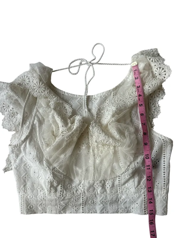 Altar’d State Eyelet and Lace blouse - Image 6