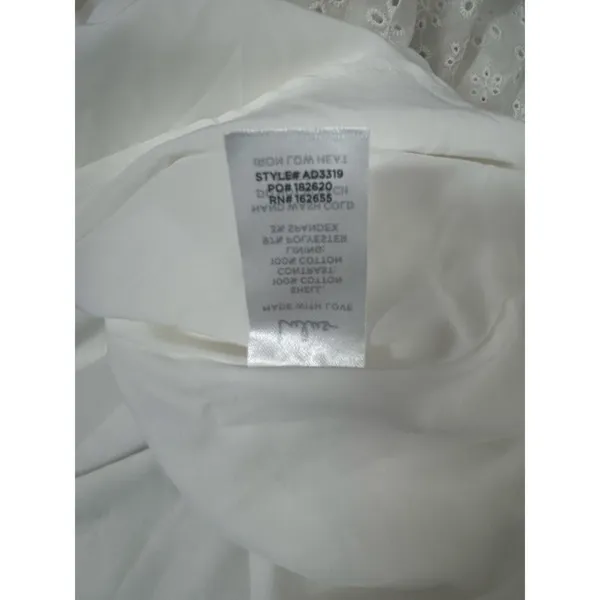 Lulus Summertime Babe White Eyelet Midi Dress NWT Medium - Image 14