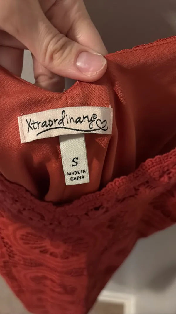 Xtraordinary Terracotta dress - Image 3