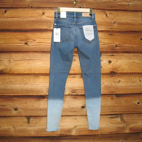 NWT 7 For All Mankind 7FAM Blue Ankle Skinny Jeans - Image 7