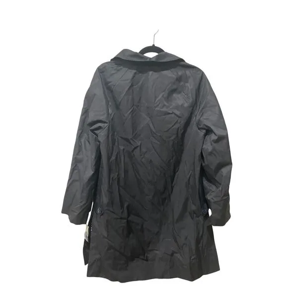 Sam Edelman Single Breasted Swing Trench Coat Size Large‎ - Image 8