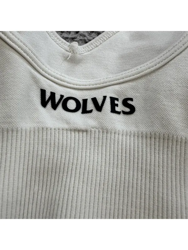 Darc Sport Wolves 2015 SHE Seamless Sports Bra White Adjustable Bodybuilding Gym - Image 4