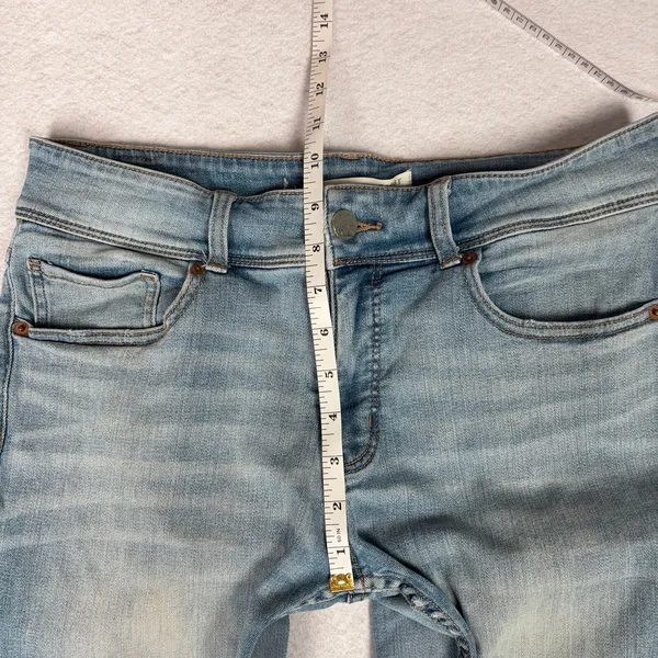 BKE Gabby Jeans Women’s 28 Light Wash Mid Rise Distressed Skinny Stretch ABK575A - Image 6