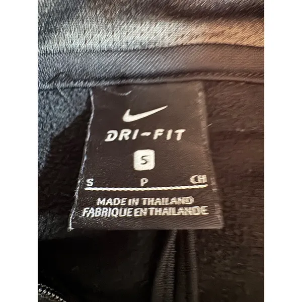 Nike Womens Dri-FIT 1/4 Zip Pullover Black Nirvana 360 Graphic Small - Image 5