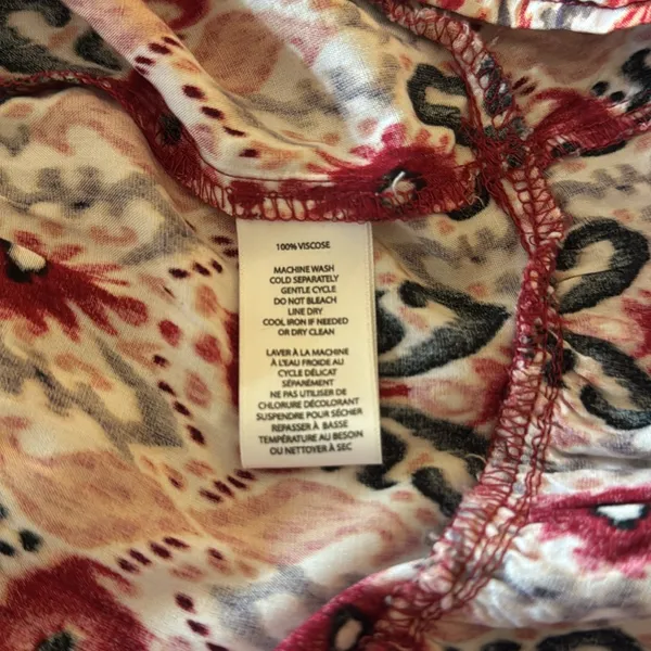 Stylish Red & White Printed Women's Dress by Beach, Lunch, Lounge. Size xl - Image 6