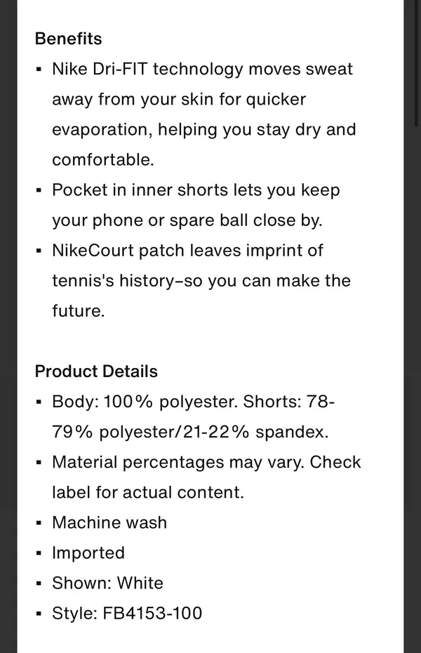 Nike Tennis Skirt NWT - Image 9