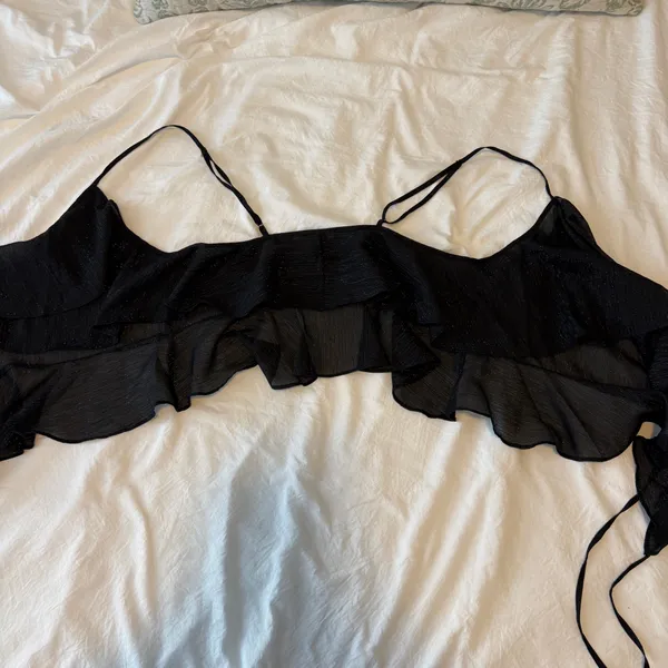 Rumor Boutique Black Sparkly Top - Image 4