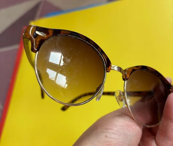 a new day Gold and Brown Sunglasses - Image 7