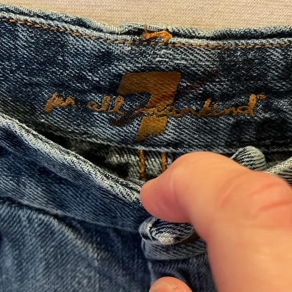 7 for all Mankind Low rise Jeans Bootcut Womens 27 - Image 6
