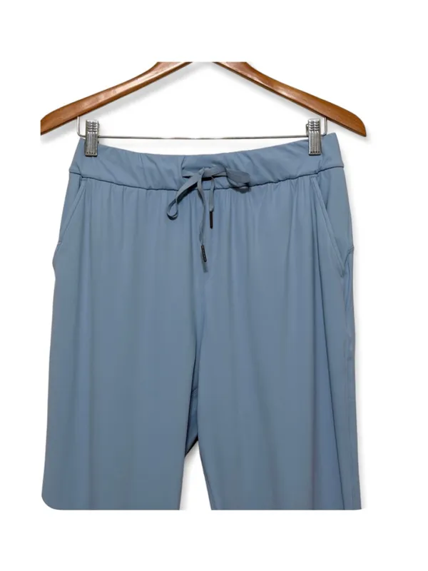 Sage Collective Womens Dusty Blue High Rise Drawstring Activewear Joggers Size S - Image 7