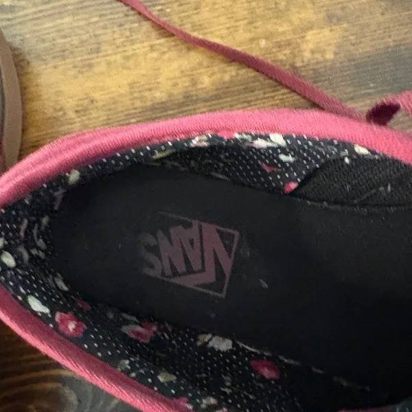Vans Burgundy Sneakers‎ Size 8 - Image 8