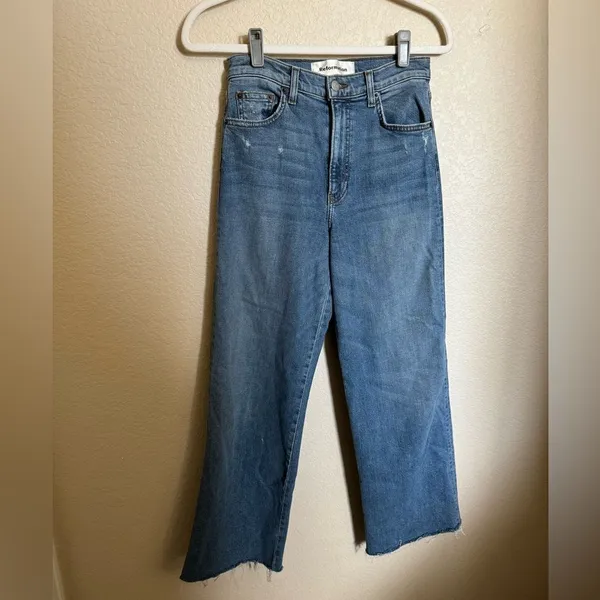 Reformation Stretch Flood Jean Size 26 in Catalina Wash High‎ Rise - Image 2