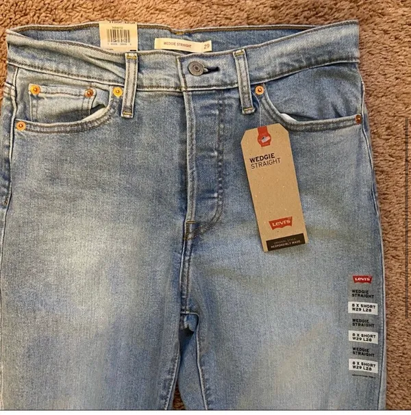 Levi's wedgie straight leg jeans - Image 3