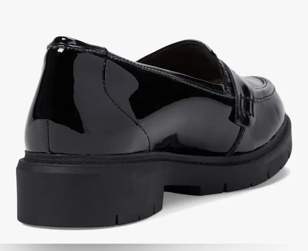NEW Black Patent Clarks Westlynn Ayla Loafer Shoes 11 $95 - Image 3