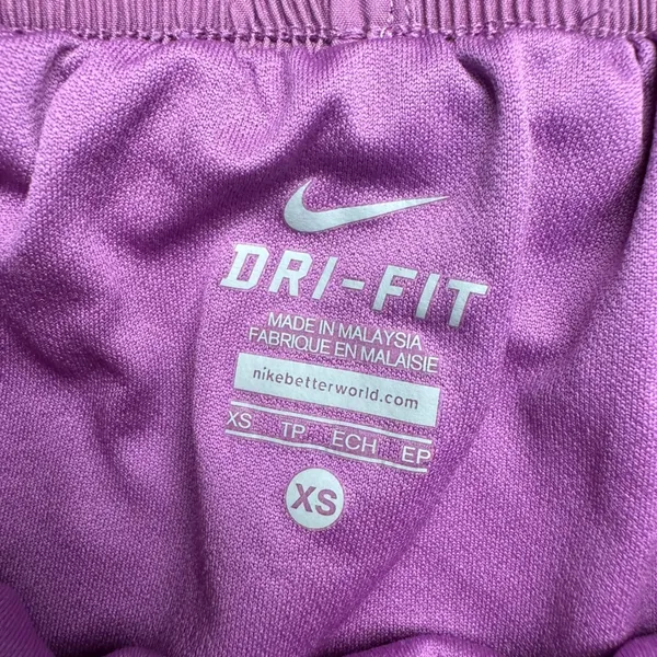 Nike‎ Dri Fit Womens Running Shorts Lilac Purple Athletic Performance XS - Image 3
