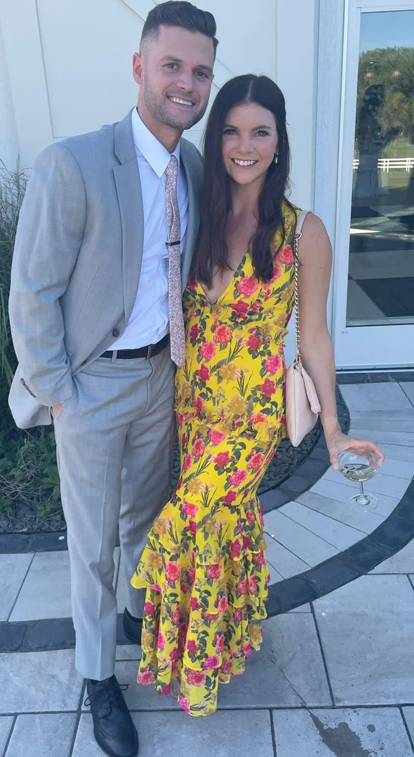 Lovers + Friends revolve Dipinto Oro Yellow Floral Ruffle Maxi Dress - Image 14