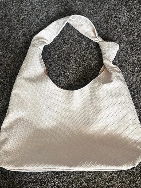 Ulta Beauty Cream Tote Bag Purse 0496 - Image 2
