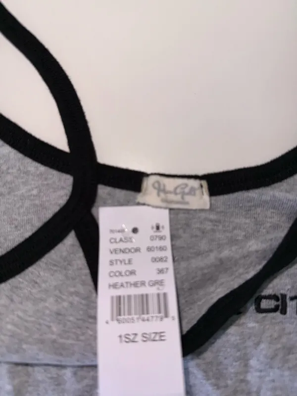 NWT Brandy Melville - John Galt Grey New York City cropped tank -top - Image 2