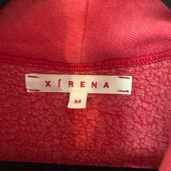 Xirena Pink Buttoned Pullover Kass Sweatshirt Loungewear Athleisure Women Medium - Image 2