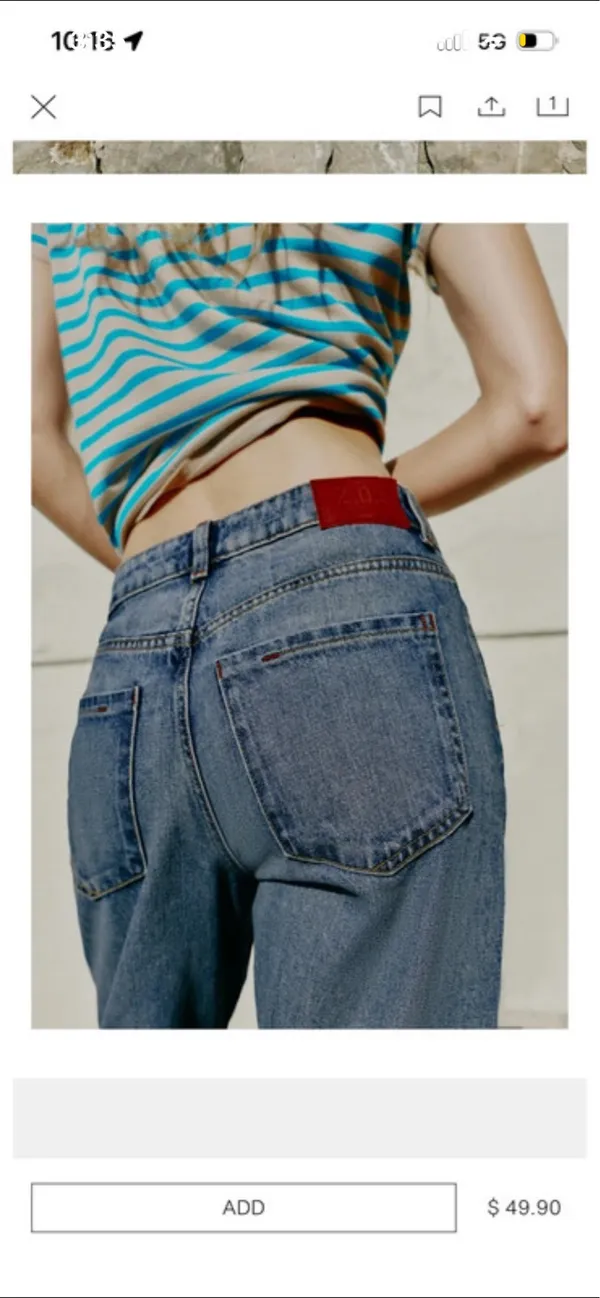 Zara 1975 straight jeans  - Image 3