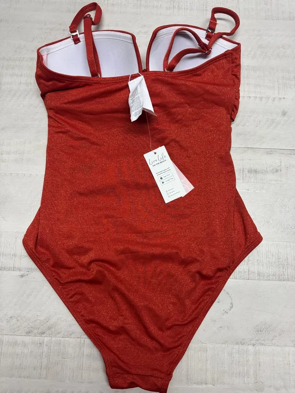 Cupshe Glitter Ruched One-Piece Swimsuit TUMMY CONTOURING" - Image 7