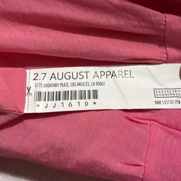 English factory Elegant Pink Maxi Dress - Image 6