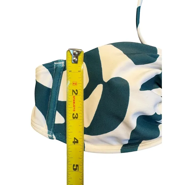 Abercrombie & Fitch NWT‎ Abstract O-Ring Halter Bandeau Bikini Top Small NEW - Image 5