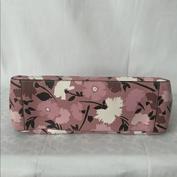 Kate Spade NY Briar Lane Gala Pink/Cream Floral Leather Shoulder Bag Purse 🌸🌸 - Image 5