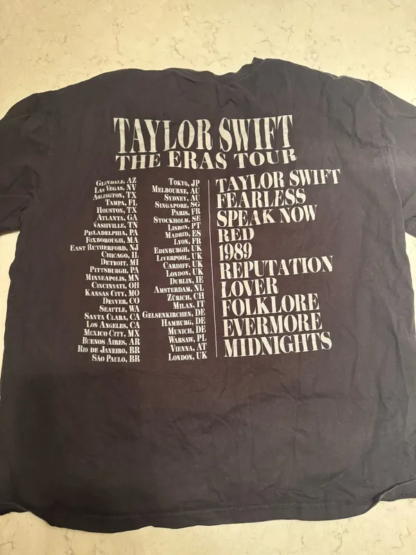 Taylor Swift Eras Tour T-Shirt Official - Image 2