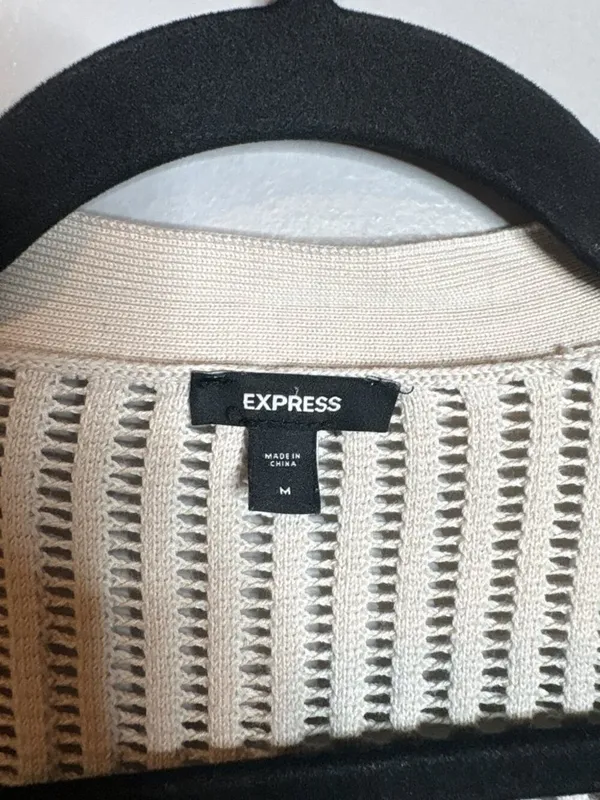 🔆 Express cream knit cardigan sweater - Image 3