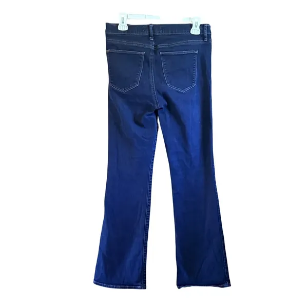 Gap Perfect Boot Size 30R (10) Jeans Dark Blue Wash Mid Rise - Image 4