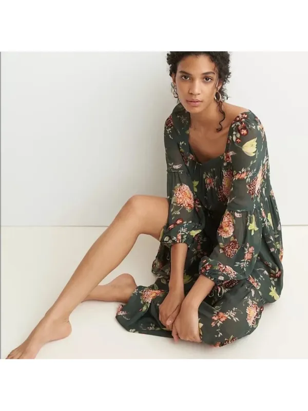 ANTHROPOLOGIE Evelin Maxi Dress Size Small - Image 5