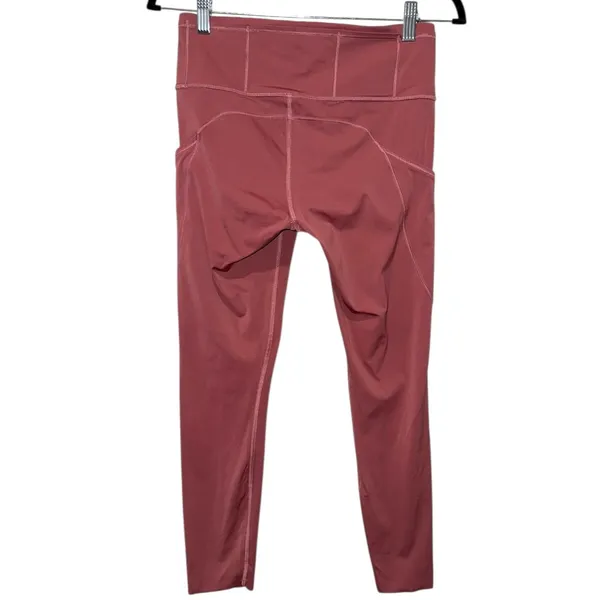 Lululemon Fast &‎ Free 7/8 Tight Cherry Tint Pink Legging 25" Sz 8 High Rise - Image 3