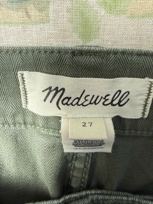 Madewell Olive Green Cargo Pants - Image 6