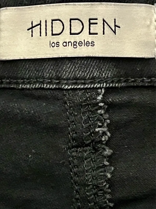 Hidden Long Dark Wash Denim Skirt, M - Image 5