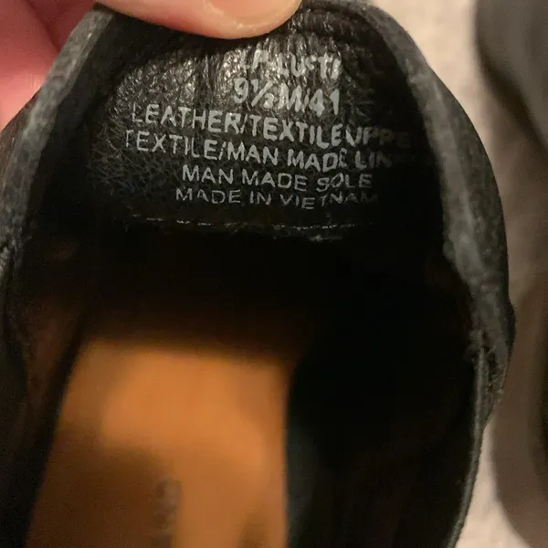 Lucky Brand Podina Leather Chelsea Ankle Boot (Sz 9.5) Black Block Heel - Image 6