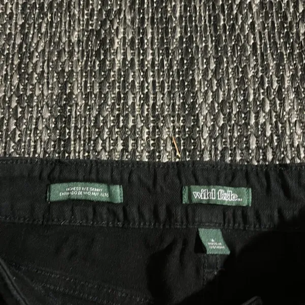 Wild Fable High Rise Skinny Distressed Jeans Black Size 4 - Image 4