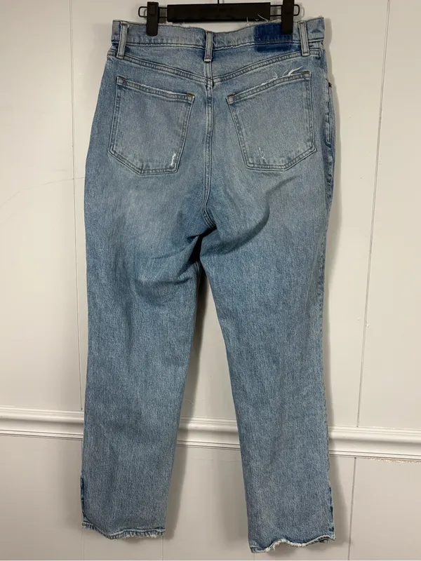 Abercrombie & Fitch The 90s Straight Ultra High Rise Curve Love Denim Jeans 12 - Image 3